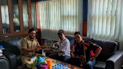 Jelang Pelantikan, Kadis Kominfo Terima Silaturahim Pengurus DPC PJS Belitung Timur